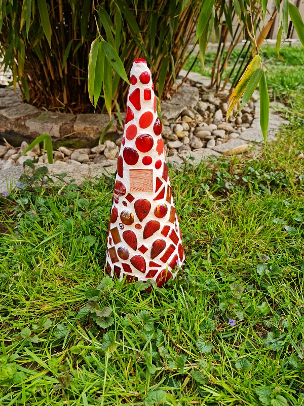 Mosaik Kegel Gartendeko